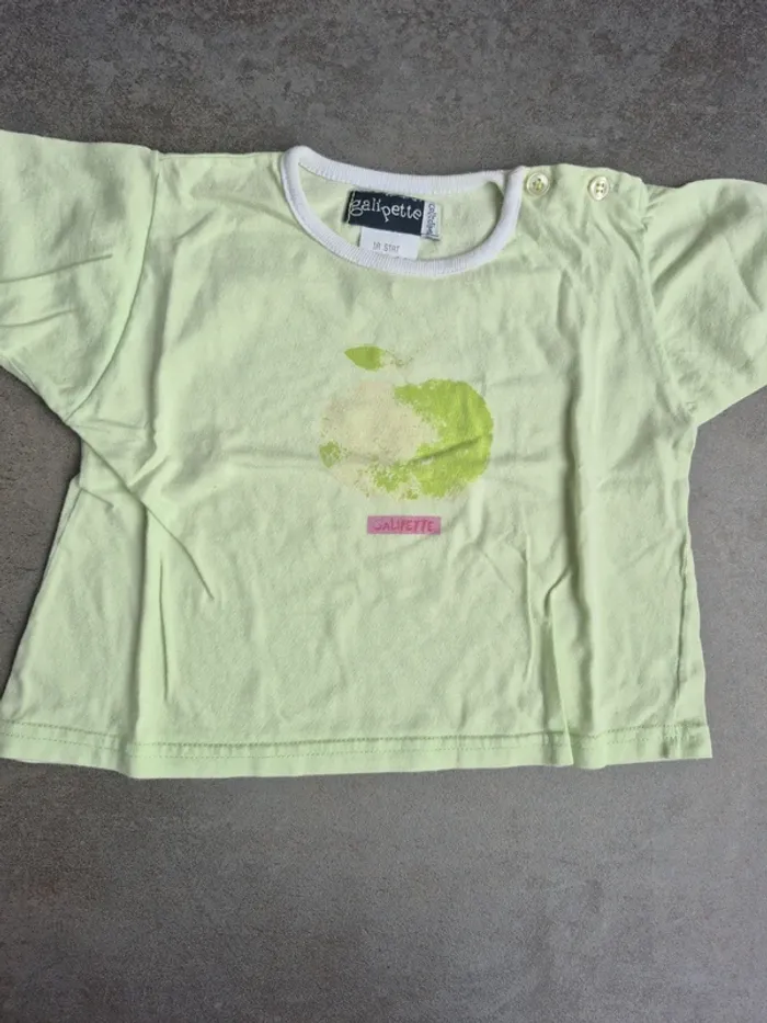 Lot tee-shirts 12 mois bébé fille - photo numéro 6