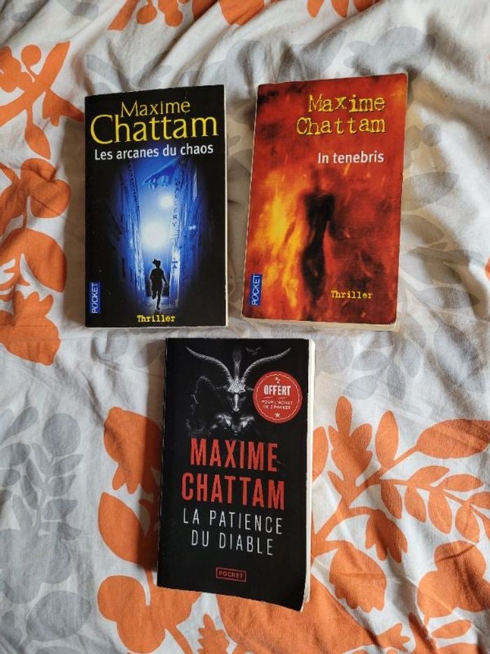 Livres de piche Maxime Chattam