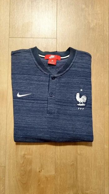 Polo Nike Vintage Equipe de France 1 étoile logo brodé Taille L