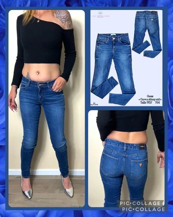 💙 Jean Guess “Curve X skinny mid” SOLDÉ -50% (vidéo portée dispo ) 💙