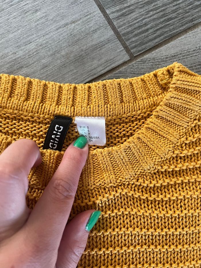 Pull moutarde H&M taille S
