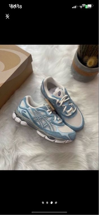 Asics gel nyc Arctic Sky bleu blanc 40