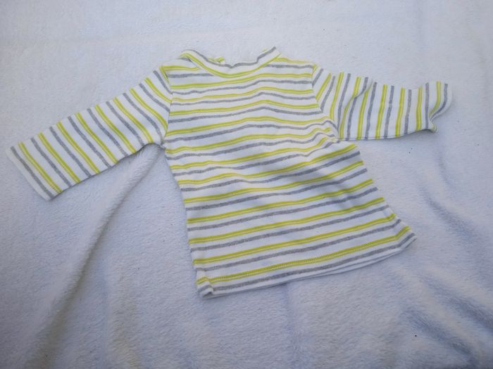 Maillot manches longues rayé