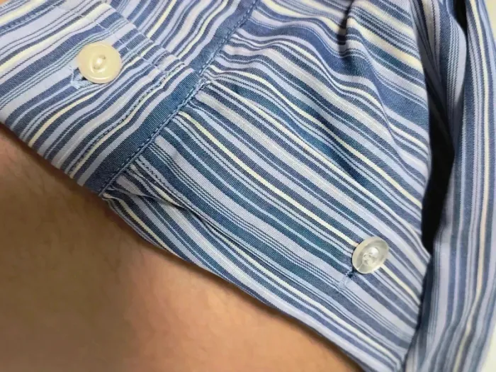 Chemise Ralph Lauren rayée vintage – coupe large, look Y2K - photo numéro 11