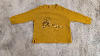 T-Shirt manches longues Petit Bateau taille 6 mois 