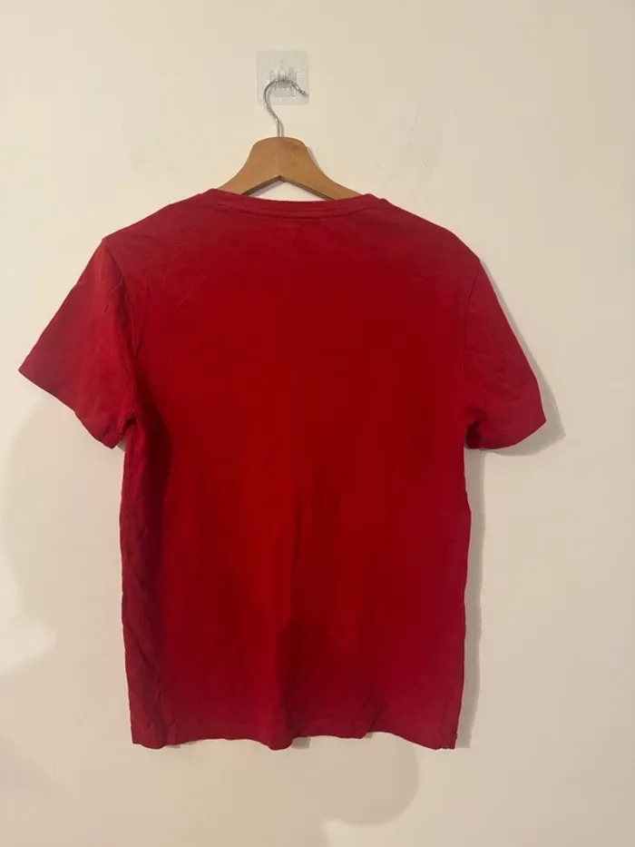 T-shirt Polo Ralph Lauren rouge – Logo brodé – Taille S - photo numéro 3