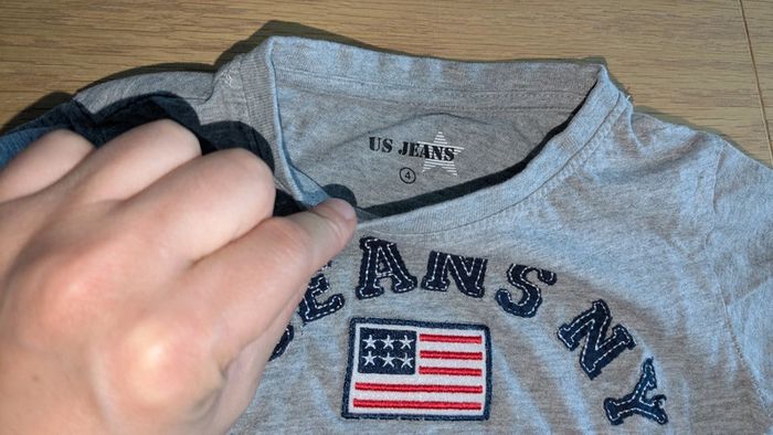 T shirt gris 4 ans - photo numéro 3