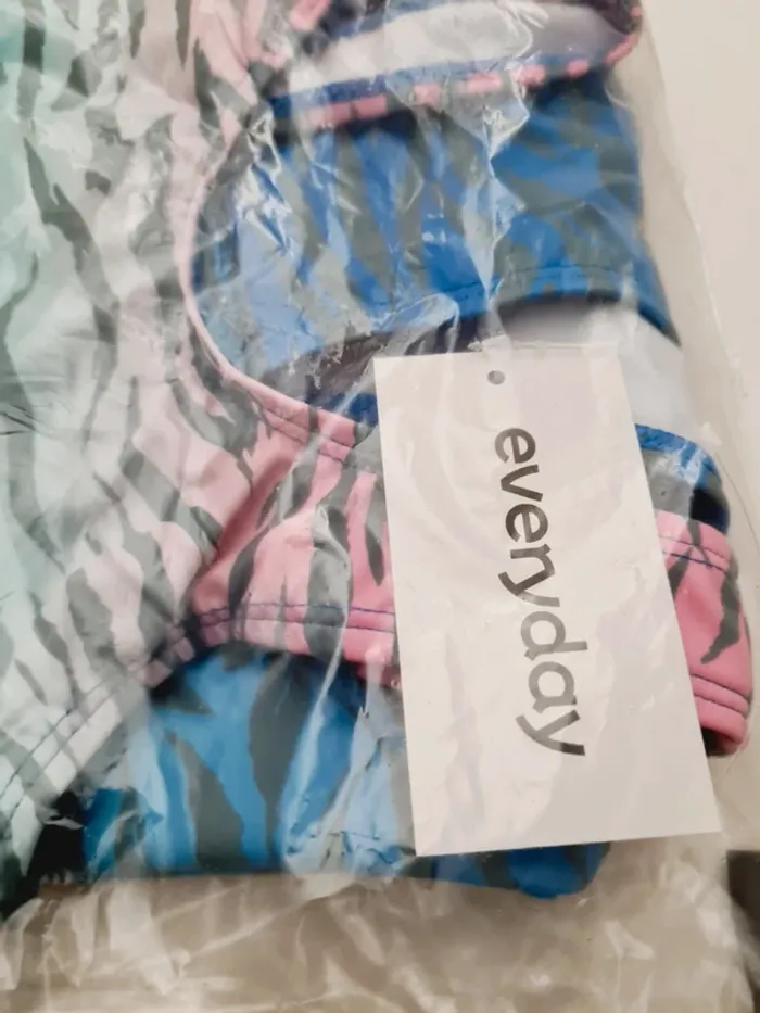 Maillot de bain ombré pour filles dégradé bleu et rose Everyday - taille 5 ans - photo numéro 3