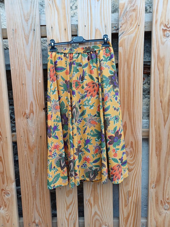 Jolie jupe longue vintage Devernois taille 38 - photo numéro 7