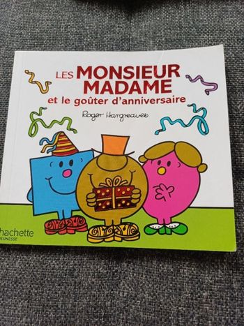 Les monsieur madame et le goûter d anniversaire