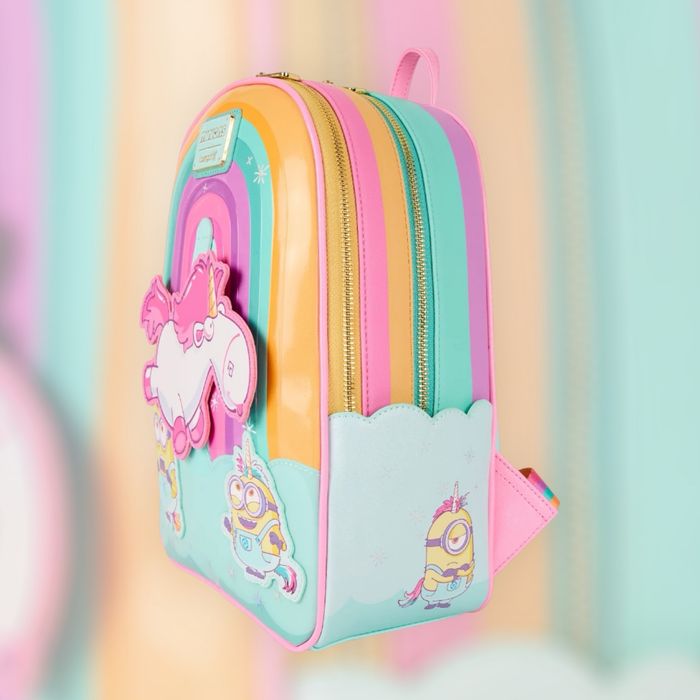 Minions Fluffy Unicorn - Mini Sac à Dos LoungeFly - photo numéro 2