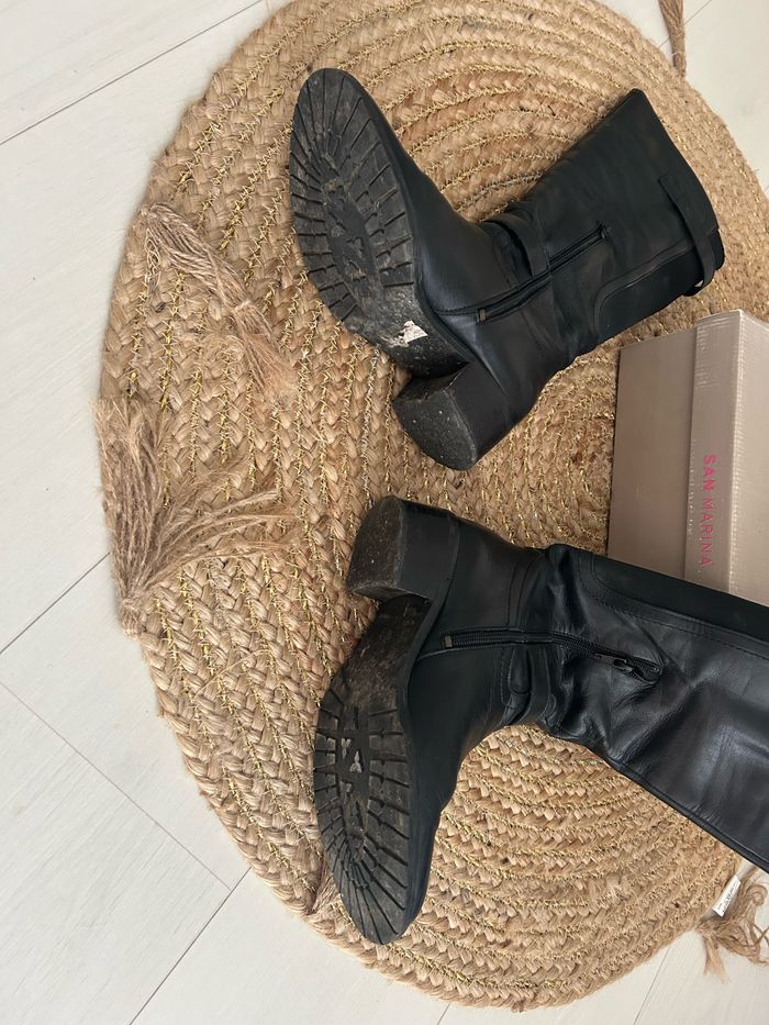 Bottes plates noires - photo numéro 5