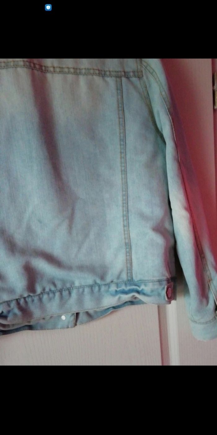 Blouson  demin fourrure - photo numéro 6