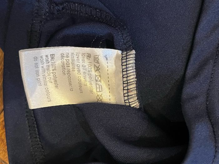 Maillot de foot 2 étoiles de l’équipe de france fff bleu taille 14 ans - photo numéro 6