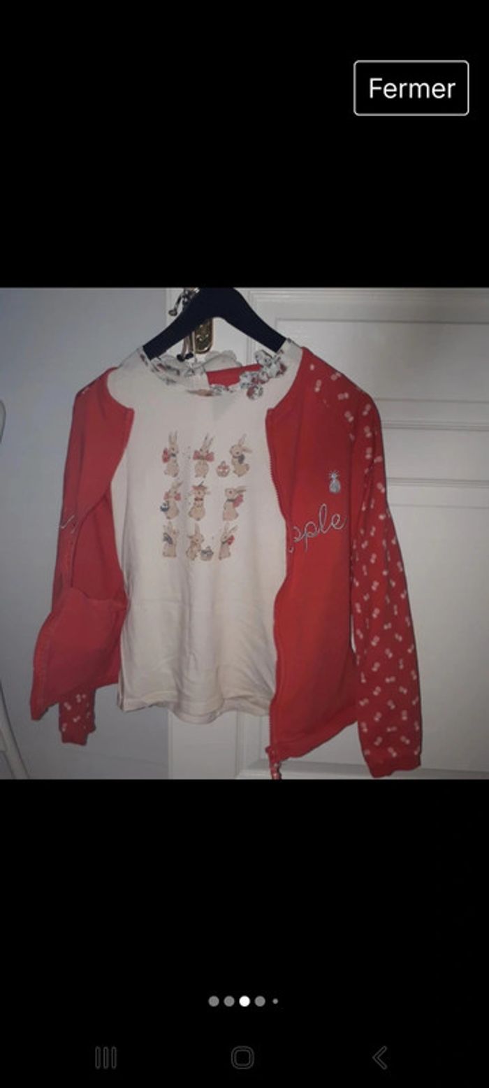 Lot de 2 vetements gilet et
tee-shirt Sergent Major - photo numéro 2