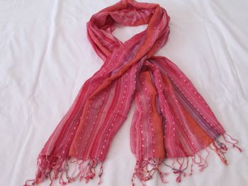 Écharpe étole rose