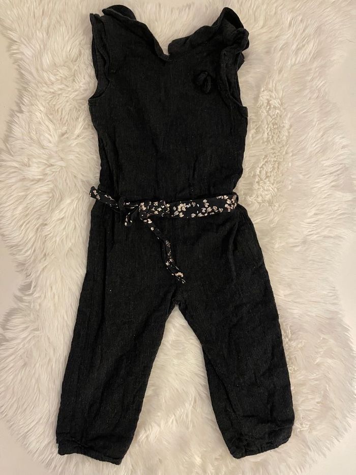 Combinaison noir dorée