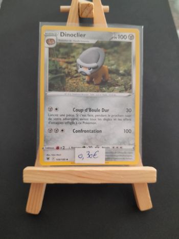 Carte Pokémon Dinoclier 109/189