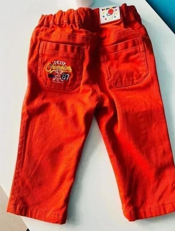 Très beau pantalon taille ajustable 12 mois sergent major - photo numéro 2
