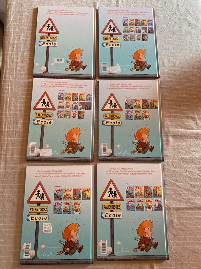 Lot de 6 BDs Les blagues de Toto - photo numéro 2