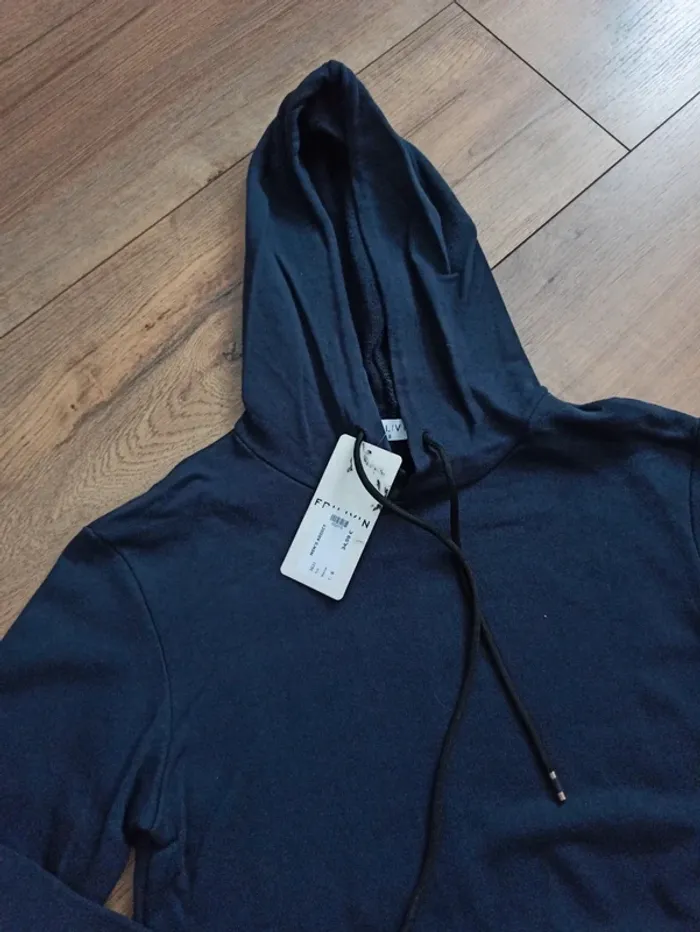 Sweat/pull homme bleu marine uni S - photo numéro 2