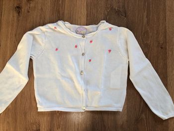 Gilet fille printemps/été blanc Sergent Major 6 ans