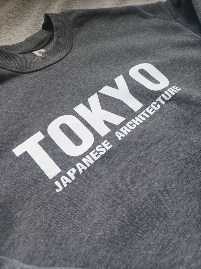 Sweats hoodie Tokyo japanese fashion gris foncé taille M ou S - photo numéro 3