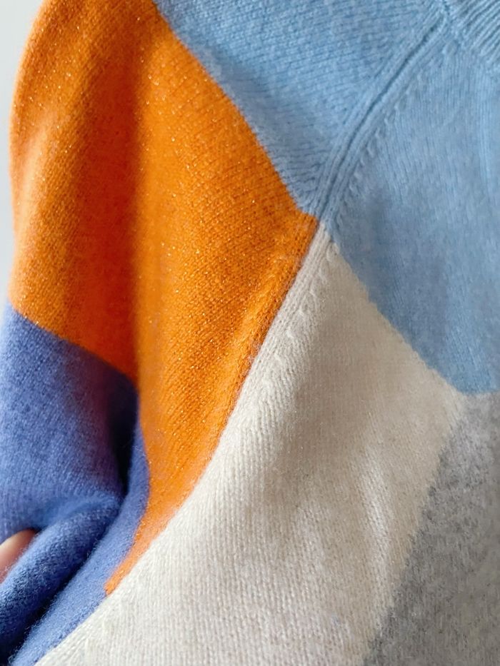 Doudoune noire en duvet + pull en laine 116cm - photo numéro 5