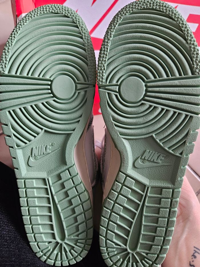 Nike dunk higt 1985 enemal green denim - photo numéro 3