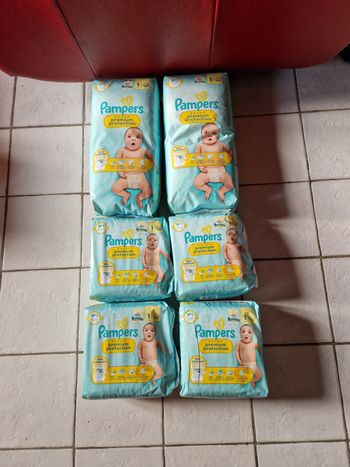 184 couches Pampers premium protection taille 1