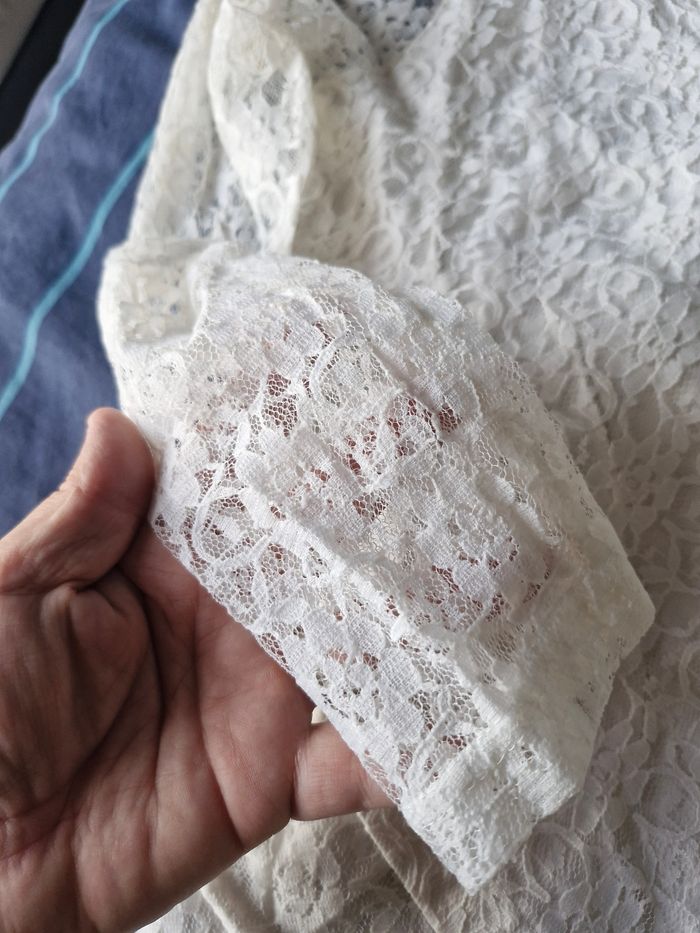 Sublime haut croisé cachecoeur dentelle - photo numéro 4