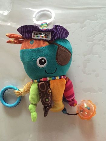 Doudou hochet pieuvre