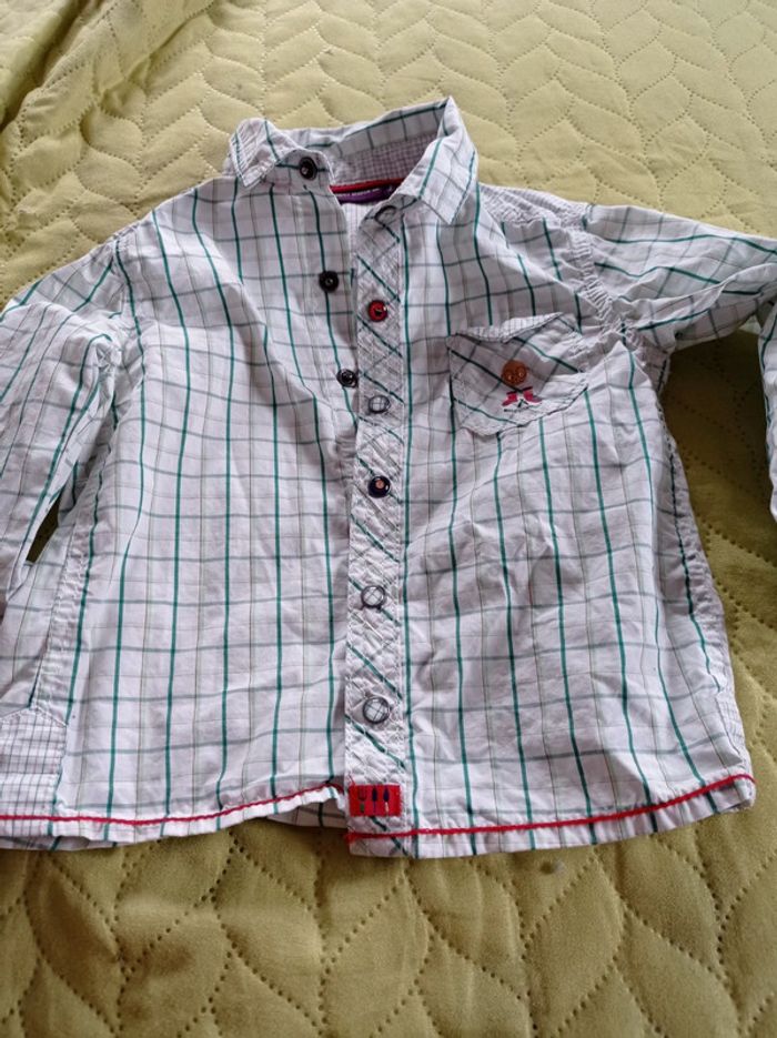 Chemise sgm jardinier 18 mois