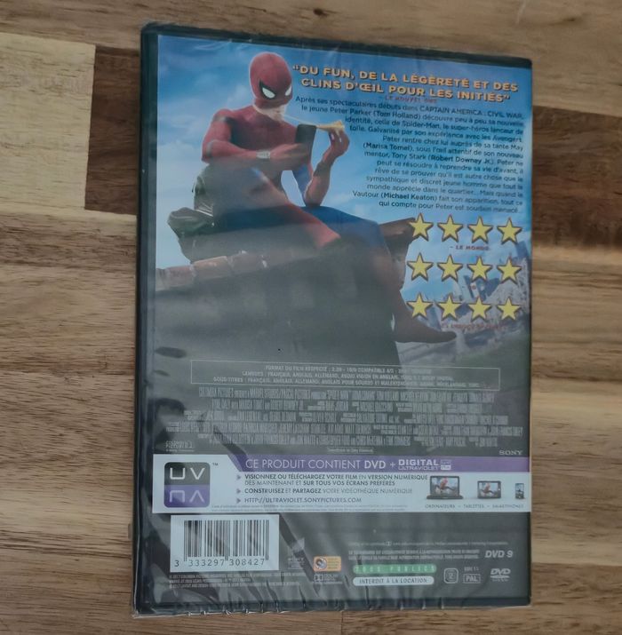 Dvd Marvel Spider-man Home coming neuf sous bleaster - photo numéro 2
