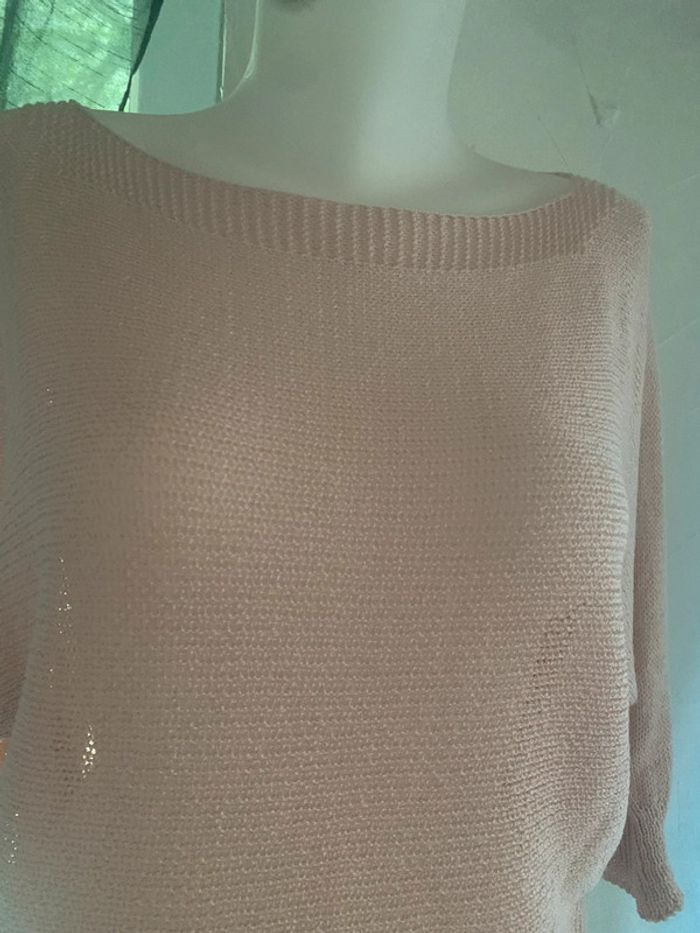 Pull maille fine rose taille 38-40 - photo numéro 2