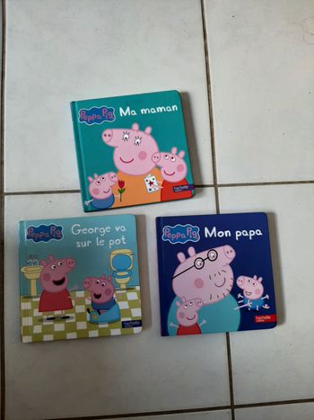 Peppa pig 3livres