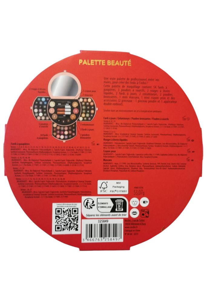 Boite de maquillage nocibè - photo numéro 2