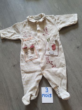 Pyjama polaire 3mois garçon