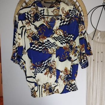 Chemisier vintage joli bouton