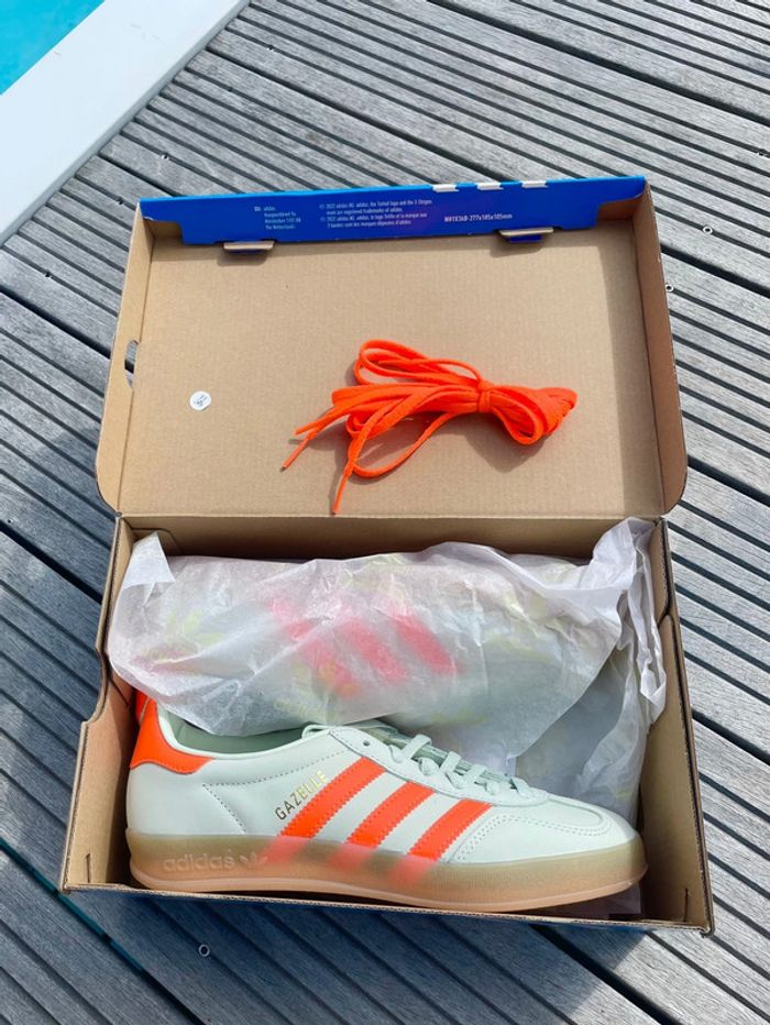Adidas spezial gazelle orange / vert 37 - photo numéro 12