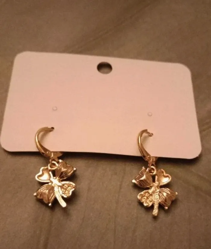 2 paires de boucles d'oreilles pierres strass - photo numéro 5