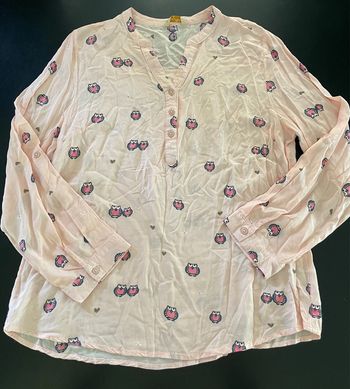 Blouse chouettes et cœurs L