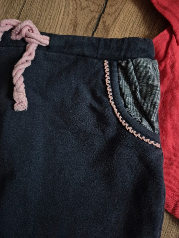 Ensemble Tee-shirt manche longue vertbaudet et jogging tom tailor - photo numéro 3
