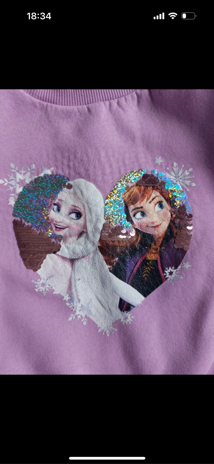 Sweat H&M Disney taille 4 ans - photo numéro 2