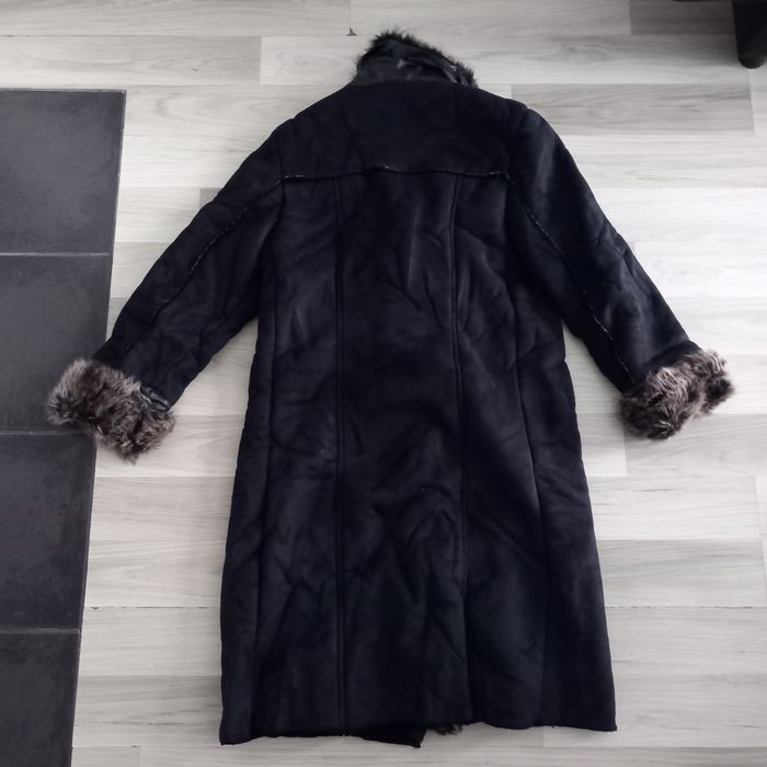 Manteau long noir femme La Halle taille 40 - photo numéro 9