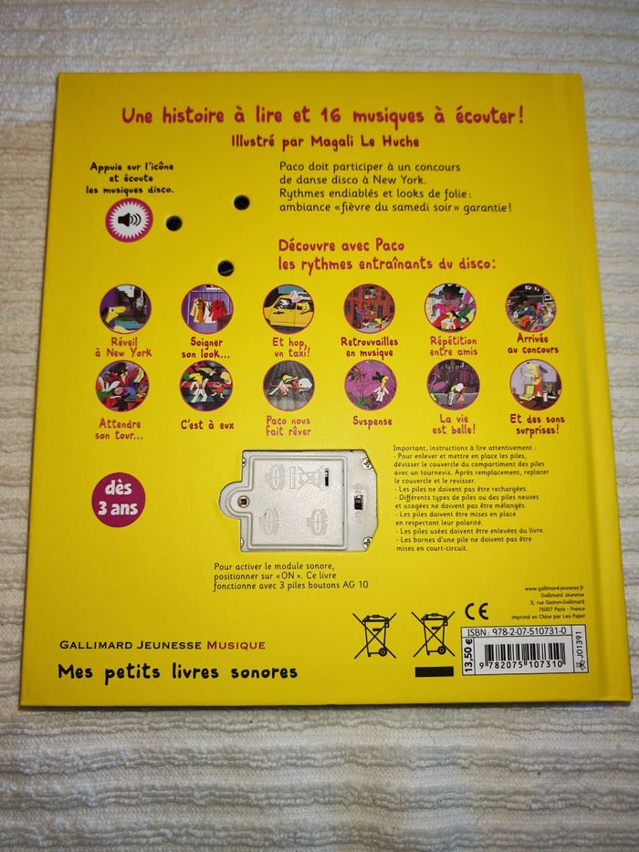 Livre sonore Paco et le disco - photo numéro 2