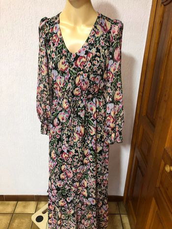 Longue robe à fleurs Naf naf - n e u ve