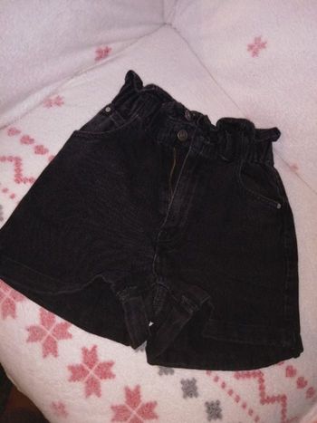 Short en denim noir, Pimkie, T32, XXS