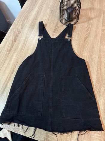 Robe en jean noir