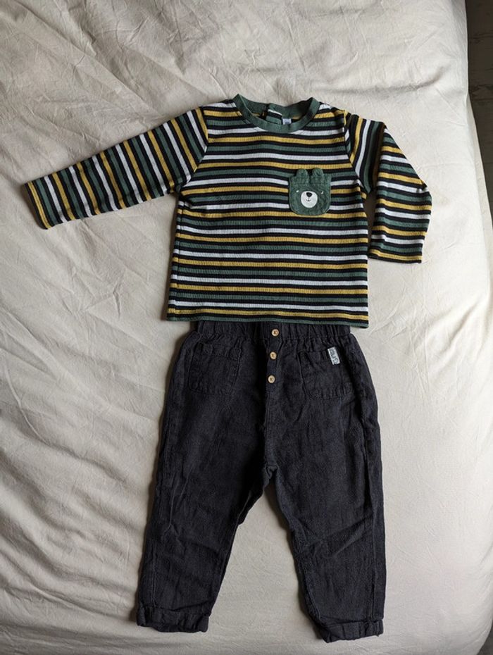 Lot vêtements bébé garçon taille 18 mois - photo numéro 3